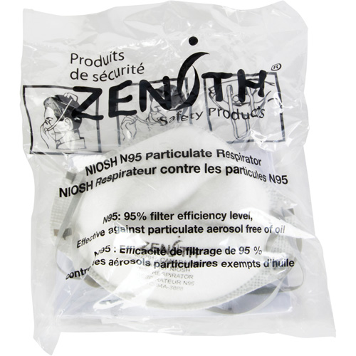 Particulate Respirators - Vend Pack, N95, NIOSH Certified, Medium/Large OCP Construction Supplies