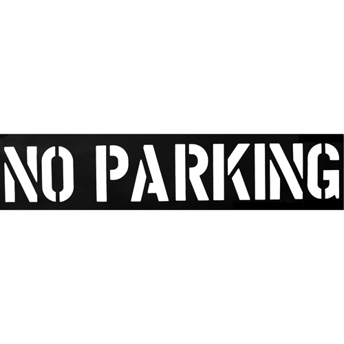 Parking Lot Stencils, English, 12" OCP Construction Supplies