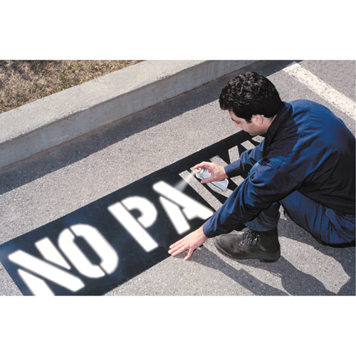 Parking Lot Stencils, English, 12" OCP Construction Supplies