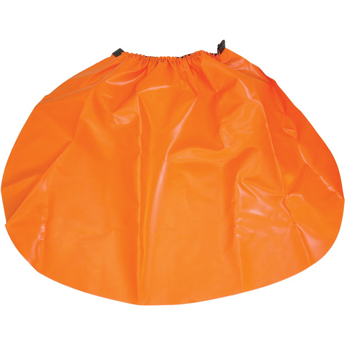 &eacute;cran anti-pluie pour casque de s&eacute;curit&eacute;, Taille unique, Orange, Nylon/PVC OCP Construction Supplies