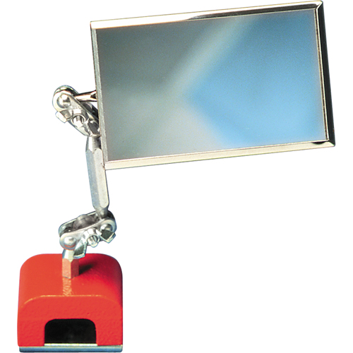 Inspection Mirror, Rectangular, 3-1/2" L x 2" W, Telescopic OCP Construction Supplies