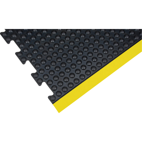 Anti-Fatigue Dome Matting, Bubbled, 3' x 4' x 1/2", Black, Rubber OCP Construction Supplies