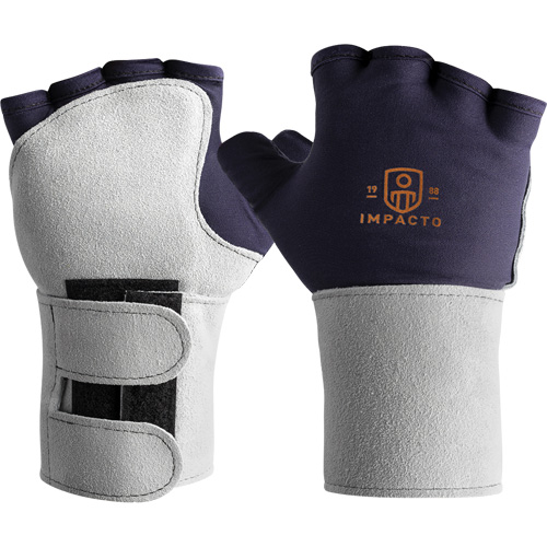 Gant antichocs avec support de poignet, Petit, Paume en Synth&eacute;tique, Poignet &agrave; enfiler OCP Construction Supplies
