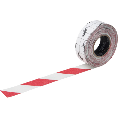 Ruban antid&eacute;rapant de premi&egrave;re qualit&eacute;, 2" x 60', Rouge & blanc OCP Construction Supplies
