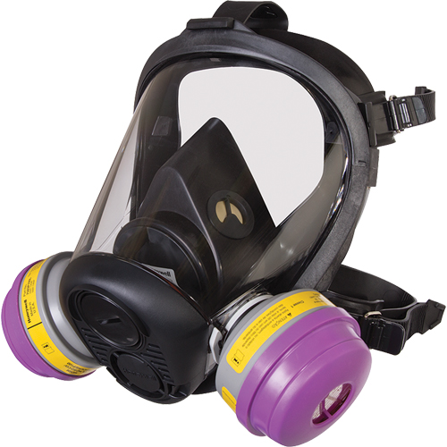 North&reg; RU6500 Series Full Facepiece Respirator, Silicone, Medium OCP Construction Supplies