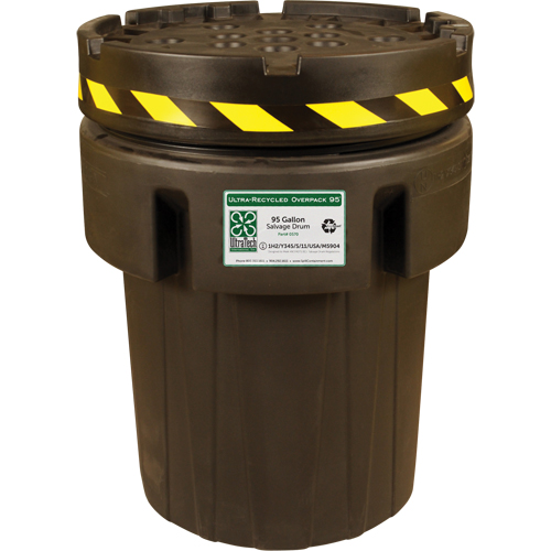 Ultra-Recycled Overpack&reg; Salvage Drum, 95 gal., Stationary OCP Construction Supplies