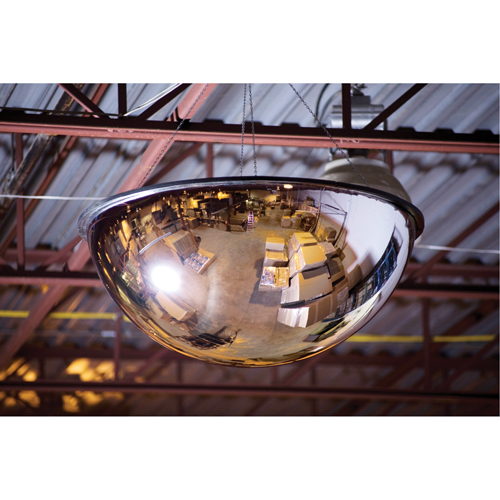 360° Dome Mirror, Full Dome, Closed Top, 18" Diameter OCP Construction Supplies
