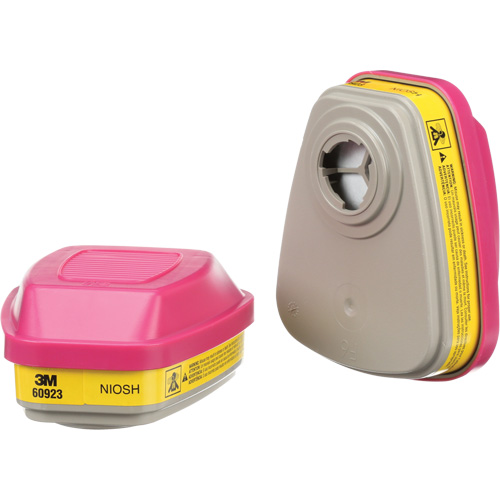 6000 Series Respirator Cartridges, Gas/Vapour Cartridge, Organic Vapour/Acid Gas/P100 OCP Construction Supplies