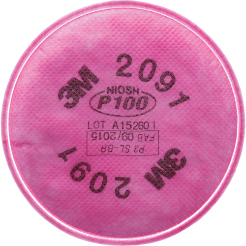 Pr&eacute;filtres pour respirateurs s&eacute;rie 2000, Filtre contre les particules, Filtre P100 OCP Construction Supplies