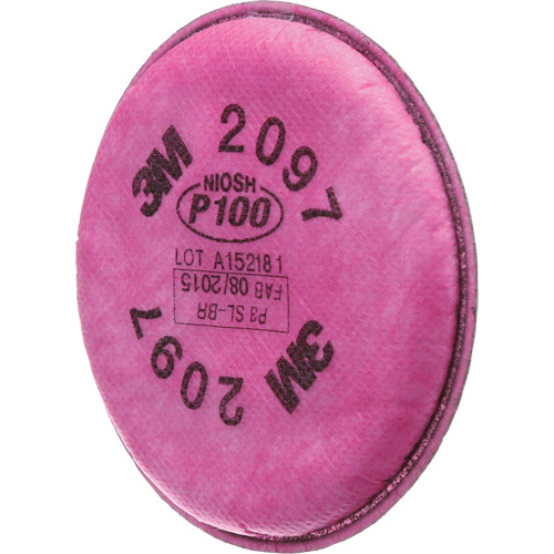 Pr&eacute;filtres pour respirateurs s&eacute;rie 2000, Filtre contre les particules, Vapeurs organiques/P100 OCP Construction Supplies