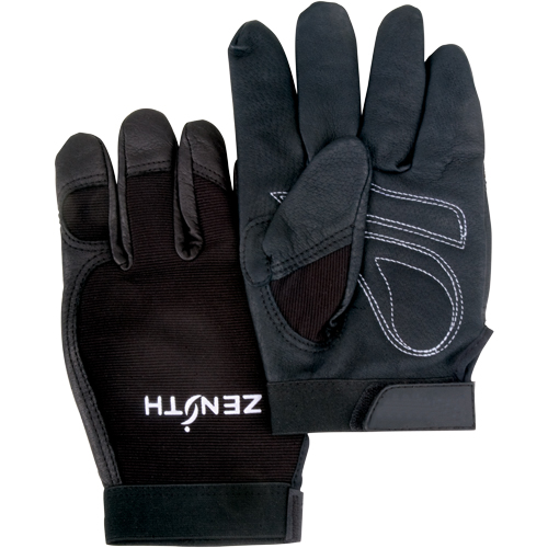 ZM300 Mechanic's Gloves, Grain Leather Palm, Size Medium OCP Construction Supplies