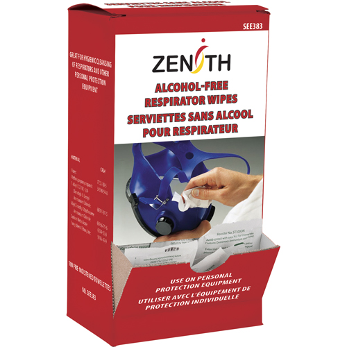 Lingettes nettoyantes pour respirateurs et EPI, Lingettes OCP Construction Supplies
