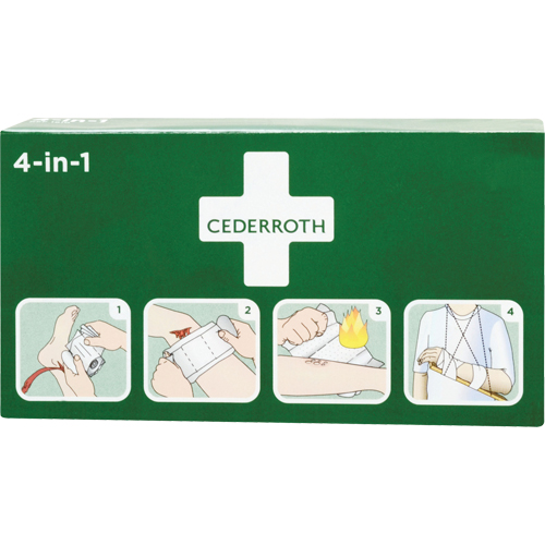 Cederroth 4-in-1 Bloodstopper, 9" L x 5-1/2" W OCP Construction Supplies