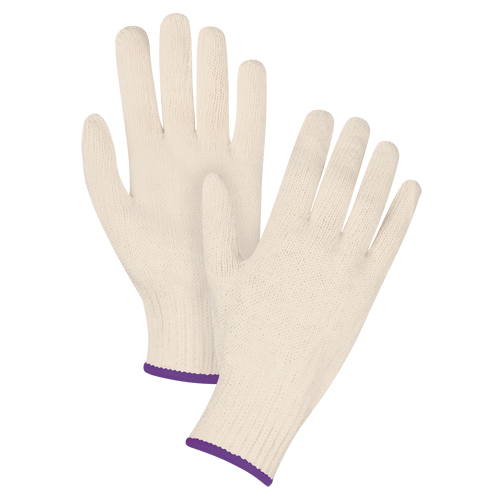 Gants en tricot d'usage standard, Poly/coton, Calibre 7, T-petit OCP Construction Supplies
