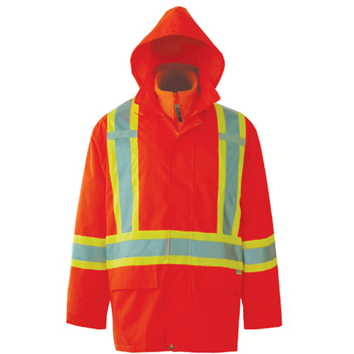 Vestes de s&eacute;curit&eacute; 3 en 1 Journeyman, Polyester, Orange haute visibilit&eacute;, Petit OCP Construction Supplies