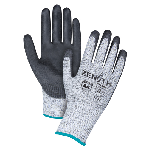 Gants &eacute;lastiques sans coutures r&eacute;sistants &agrave; la coupe, Taille T-Grand/10, Calibre 13, Rev&ecirc;tement Polyur&eacute;thane, Enveloppe en PEHP, ANSI/ISEA 105 niveau 4/EN 388 niveau 5 OCP Construction Supplies