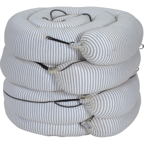 Premium Sorbent Boom, Universal, 10' L x 8" W, 70 gal. Absorbancy, 4 /Pack OCP Construction Supplies