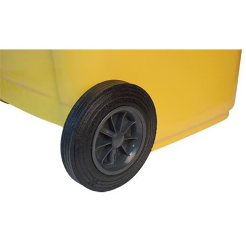 Yellow Mobile Container, Polyurethane, 63 Gallons/63 US gal. OCP Construction Supplies