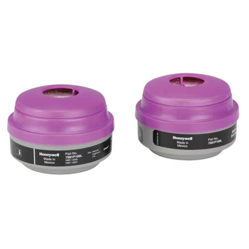 Cartouches pour respirateur s&eacute;rie N de North, Cartouche gaz/vapeur, Vapeurs organiques/P100 OCP Construction Supplies