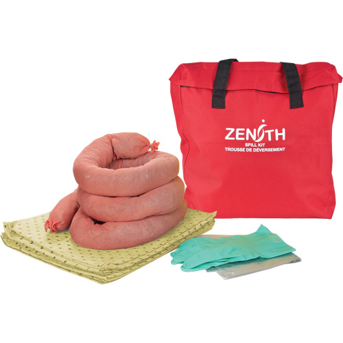 Trousse &eacute;conomique de lutte contre les d&eacute;versements, Mati&egrave;res dangereuses, Sac, Absorbance de 5 gal. US OCP Construction Supplies