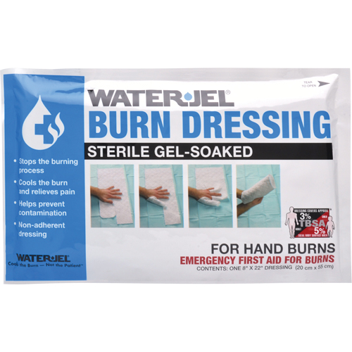Water Jel&reg; Burn Dressings, 8" x 22", Class 2 OCP Construction Supplies