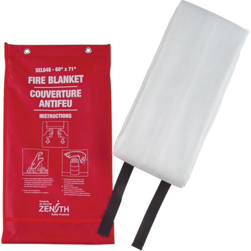 Couverture anti-feu, Fibre de verre, 60"la x 71"lo OCP Construction Supplies