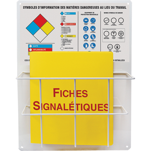 Panneaux de style panier pour mati&egrave;res dangereuses, Français, Compris reliures OCP Construction Supplies