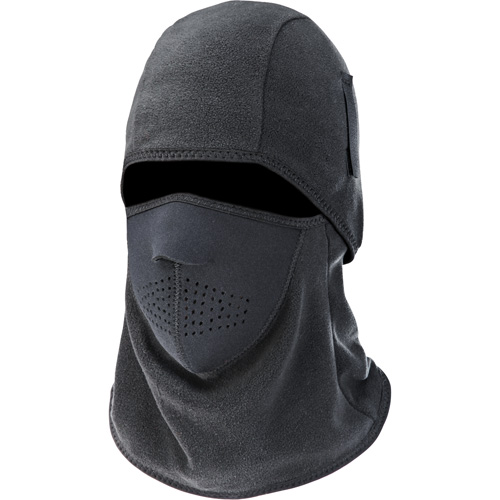 N-Ferno&reg; 6826 Two-Piece Balaclava, Fleece/Neoprene/Polyester, Black OCP Construction Supplies