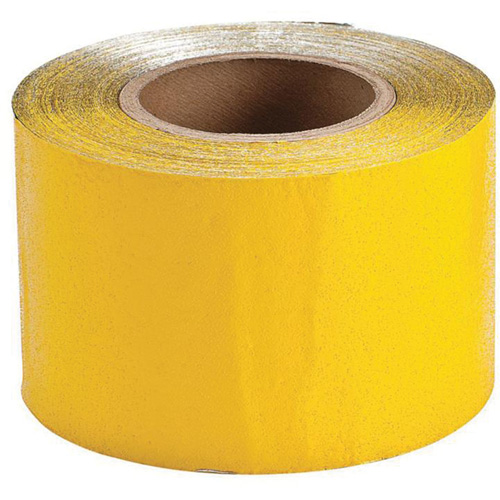 Temporary Pavement Marking Tape, 4" x 150', Vinyl, Yellow OCP Construction Supplies