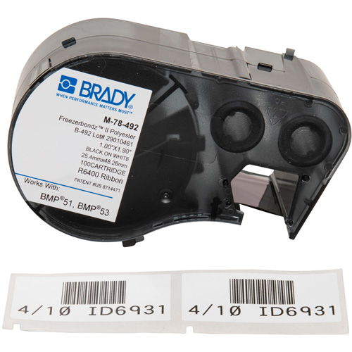 Low Temperature Label Maker Cartridge, Black OCP Construction Supplies