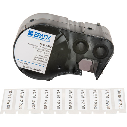 Low Temperature Label Maker Cartridge, Black OCP Construction Supplies