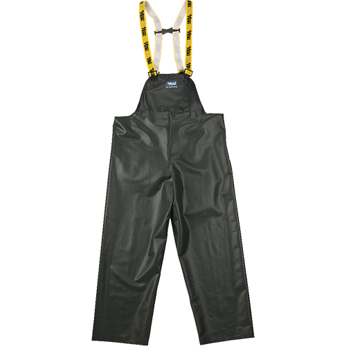 Journeyman Chemical Resistant Rain Bib Pants, 3X-Large, Green, Polyester/PVC OCP Construction Supplies