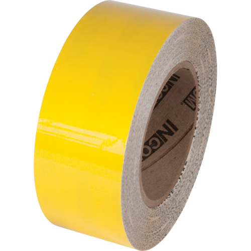 Ruban de marquage pour plancher Tuff Mark, 4" x 100', Polyester, Jaune OCP Construction Supplies