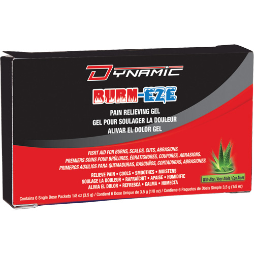 Dynamic Burn-Eze Relieving Gel, Gel, Class 2 OCP Construction Supplies