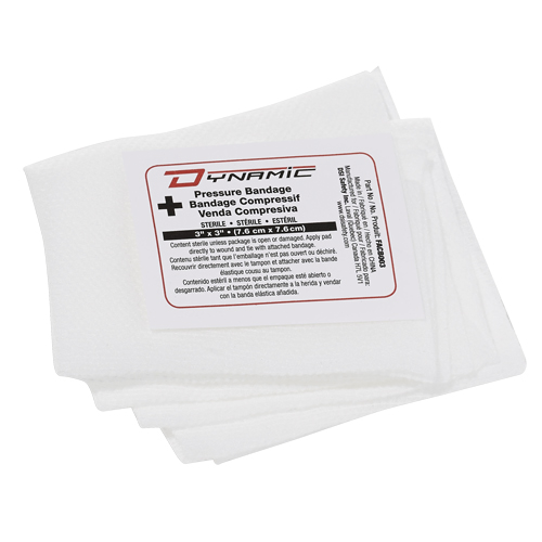 Dynamic Compress Bandage, 3" L x 3" W OCP Construction Supplies