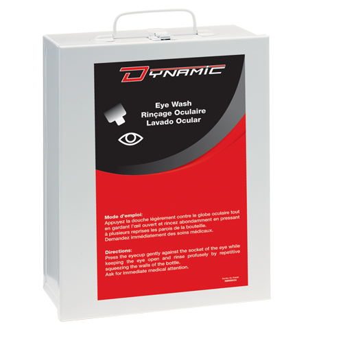 Dynamic Eyewash Station with Empty Bottles, Double OCP Construction Supplies