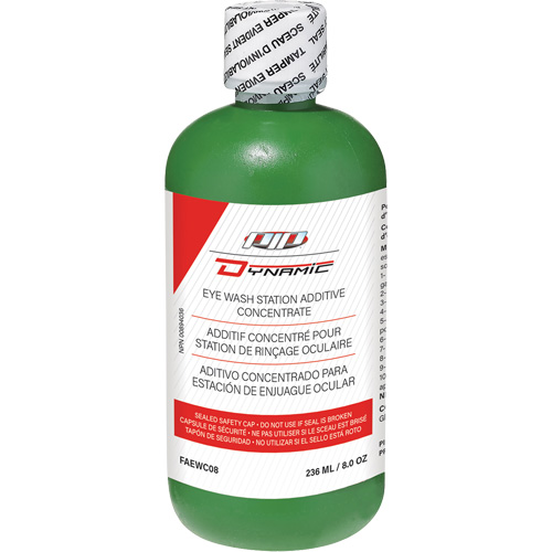 Additif concentr&eacute; pour douche oculaire Dynamic, Bouteille Plein, 8 oz OCP Construction Supplies