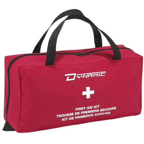 Trousse de premiers soins r&eacute;guli&egrave;re pour la maison Dynamic, Dispositif m&eacute;dical Classe 1, Sac en nylon OCP Construction Supplies