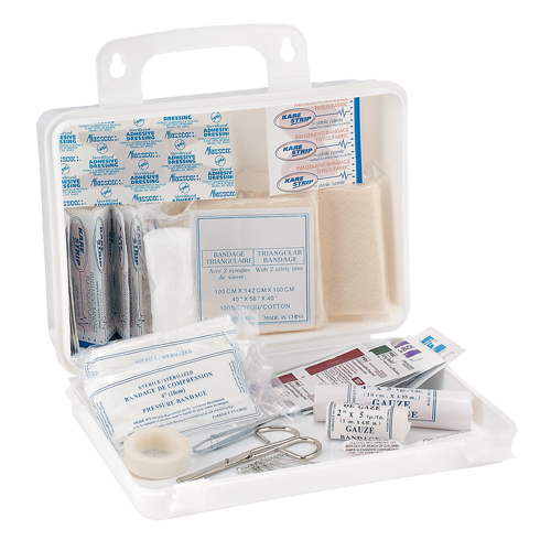 Trousse de premiers soins pour camion Dynamic, Dispositif m&eacute;dical Classe 1, Boîte en plastique OCP Construction Supplies