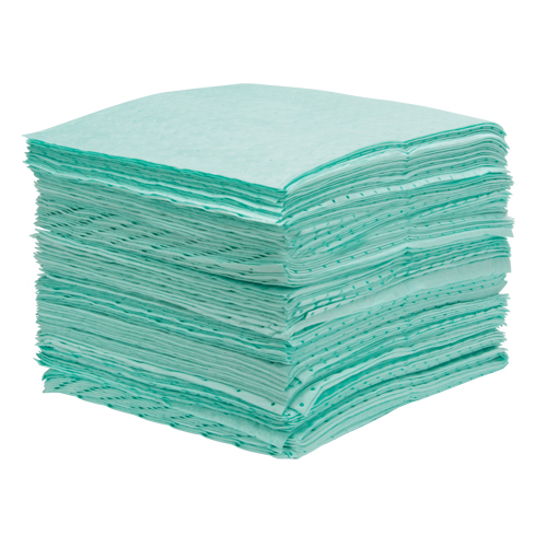 Premium Bonded Sorbent Pads, Hazmat, 15" x 18", 25 gal. Absorbancy OCP Construction Supplies