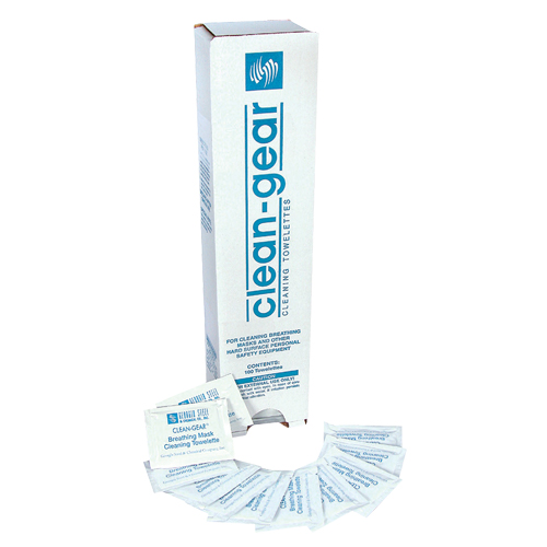 Respirator Cleaning Towelettes, 8" x 5", 100 Count OCP Construction Supplies