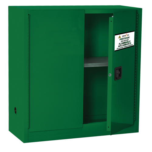 Armoire de rangement pour pesticides, 30 gal., 44" h x 43" l x 18" p OCP Construction Supplies