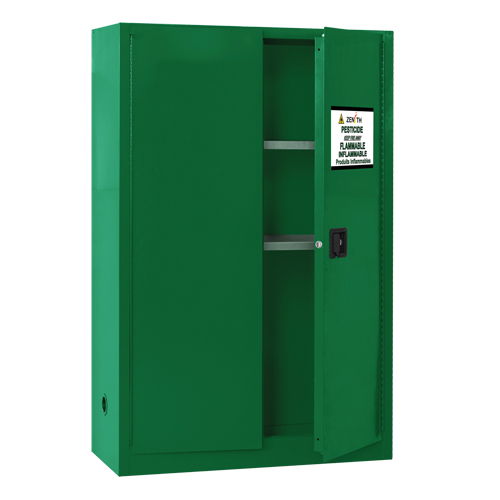 Armoire de rangement pour pesticides, 45 gal., 65" h x 43" l x 18" p OCP Construction Supplies