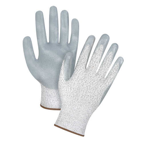 Gants haute performance r&eacute;sistants &agrave; la coupe, Taille Grand/9, Calibre 13, Rev&ecirc;tement Nitrile, Enveloppe en PEHP, ANSI/ISEA 105 niveau 4/EN 388 niveau 5 OCP Construction Supplies