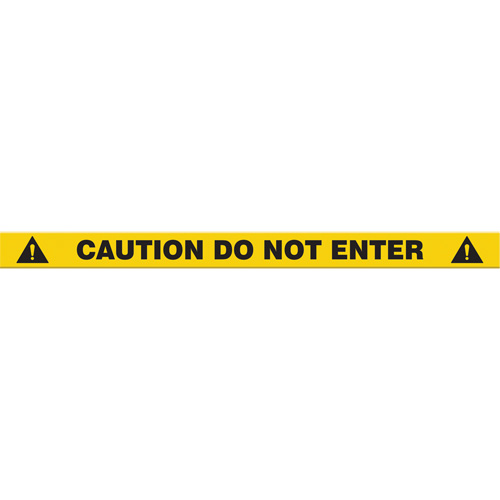 Marqueur robuste pour le sol Tough-Mark, Rectangle, 48" lo x 3" la, Jaune, Poly&eacute;thyl&egrave;ne OCP Construction Supplies