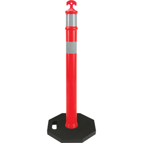 Poteau d&eacute;lin&eacute;ateur haute visibilit&eacute;, 42" h, Orange OCP Construction Supplies