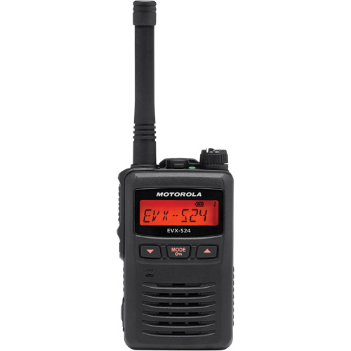 EVX-S24 Series Portable Radio, UHF Radio Band, 256 Channels, 200 000 sq. ft. Range OCP Construction Supplies