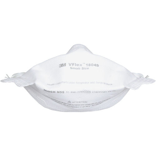 VFlex Healthcare Particulate Respirator and Surgical Mask, N95, NIOSH Certified, Small OCP Construction Supplies