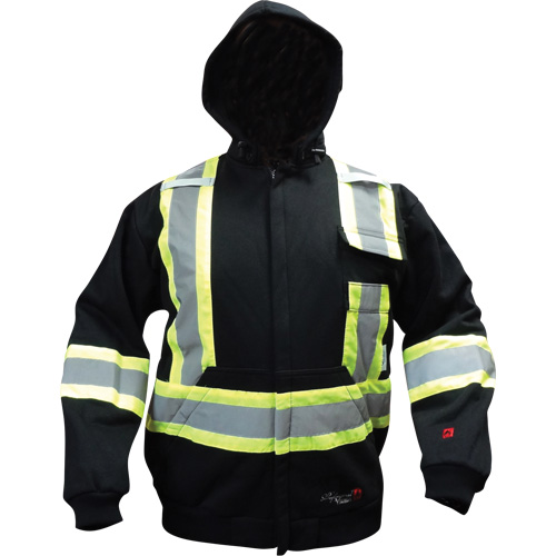 Fire Rated Hoodie, Small, Black OCP Construction Supplies