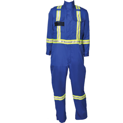 Firewall FR&reg; Striped Coveralls, Size Medium (Tall), Royal Blue OCP Construction Supplies